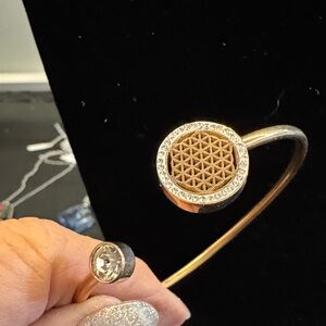 Elegant Gold Open Cuff Bracelet